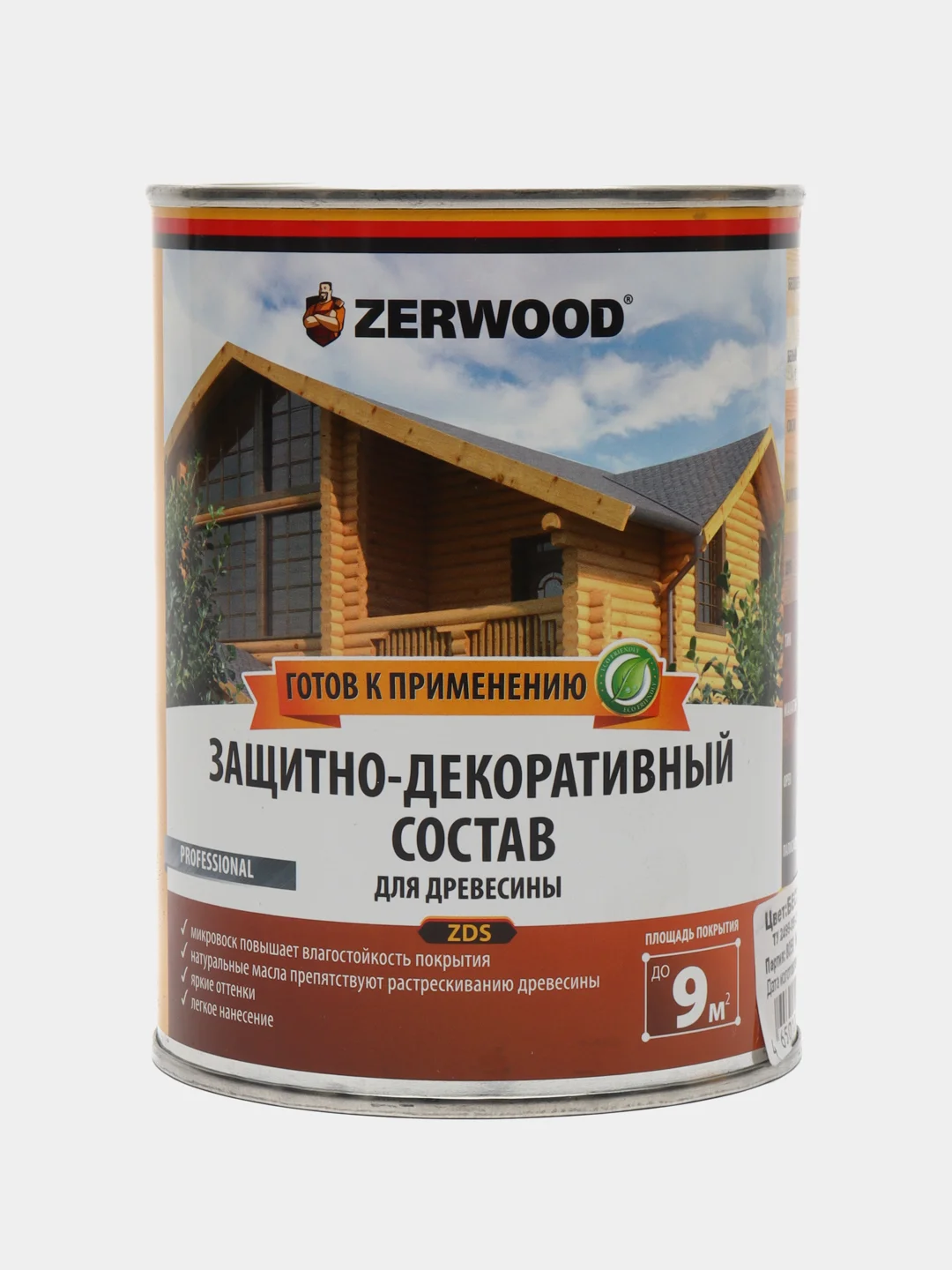 Прозрачный защитно-декоративный СОСТАВ ZERWOOD для древесины ZDS