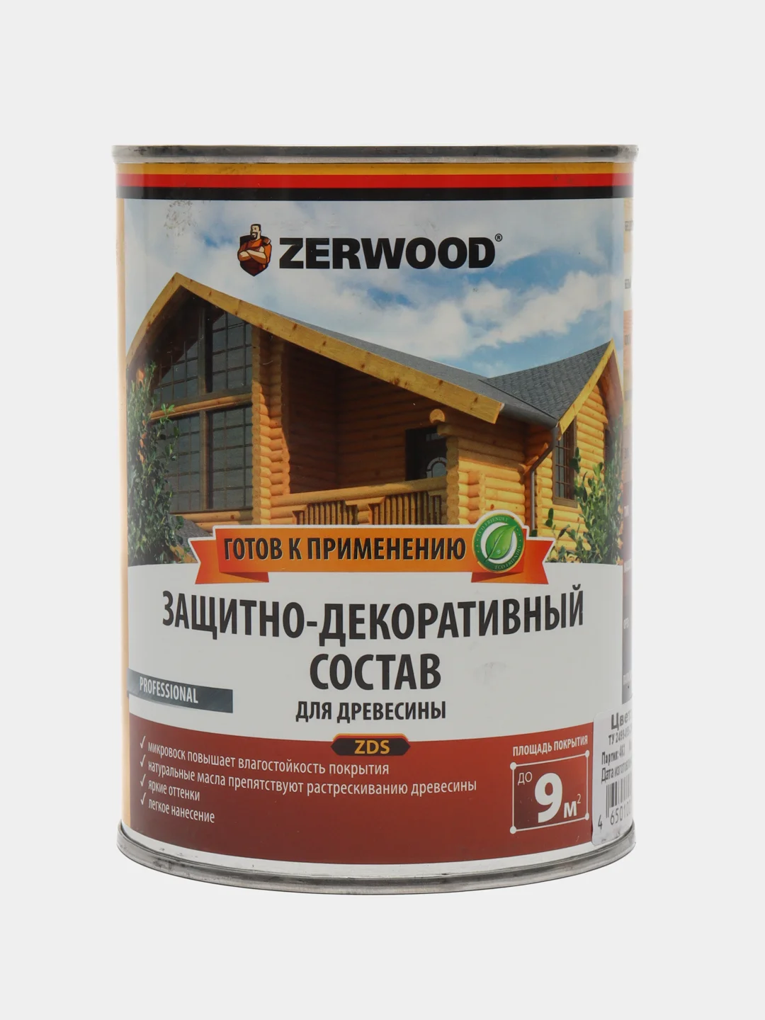 Коричневый защитно-декоративный СОСТАВ ZERWOOD для древесины ZDS