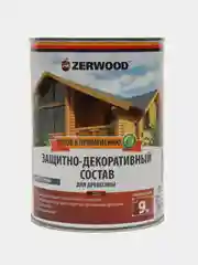 Коричневый защитно-декоративный СОСТАВ ZERWOOD для древесины ZDS