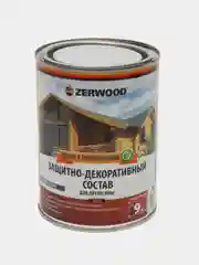 Коричневый защитно-декоративный СОСТАВ ZERWOOD для древесины ZDS
