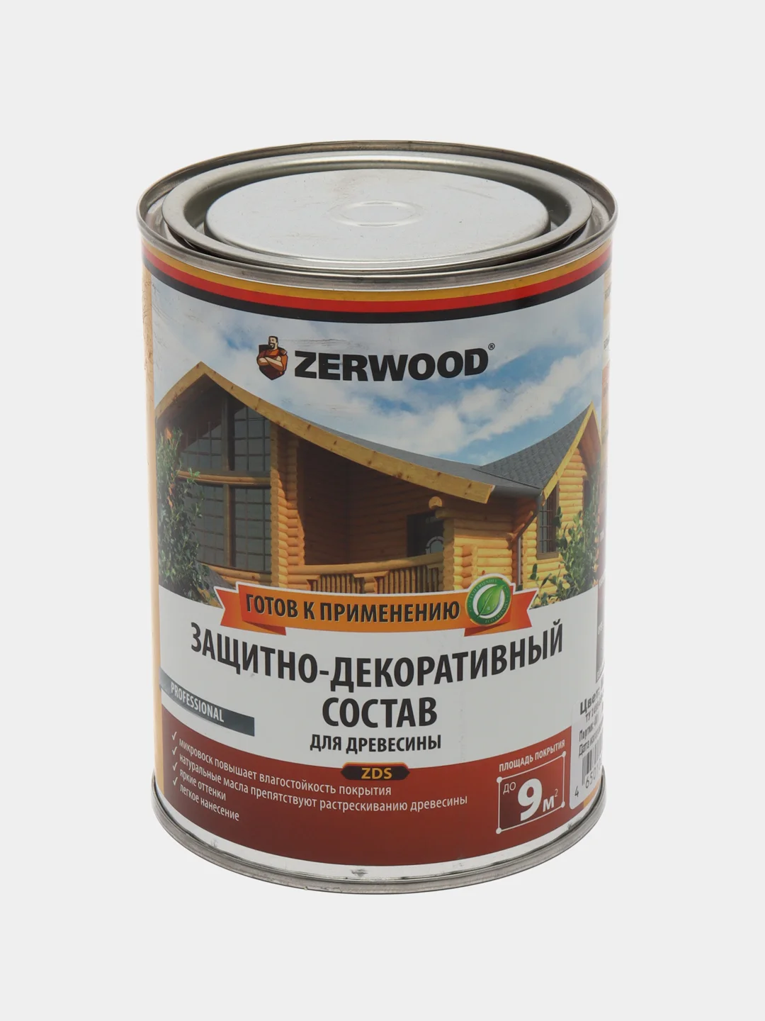 Багровый защитно-декоративный СОСТАВ ZERWOOD для древесины ZDS
