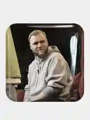 Бирюзовый 3d стикеры (наклейки) на телефон "Что было дальше" (ЧБД)