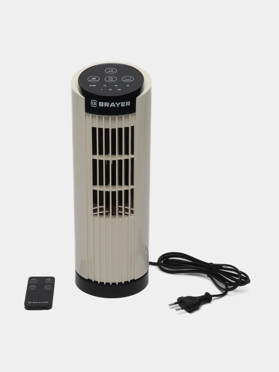 Настольный вентилятор BRAYER BR4979, сенсорное управления, пульт ДУ