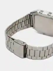Серебряный часы CASIO электронные комбинированные