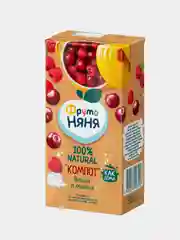 Компот детский ФрутоНяня, вишня, малина, 12 штук по 0,5 л