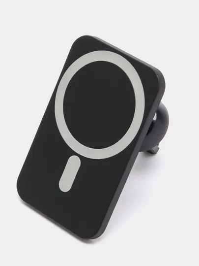 Автомобильный держатель для iPhone 12, 13, 14, 15  c беспроводной зарядкой MagSafe