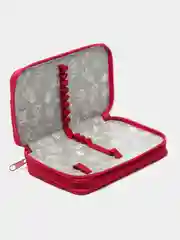 Розовый пенал школьный, 2 отделения
