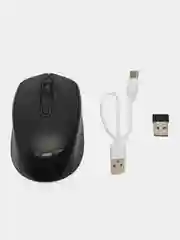 Светло-синий мышь беспроводная с двойным режимом BT 5.2 + USB 2.4G, бесшумная с аккумулятором
