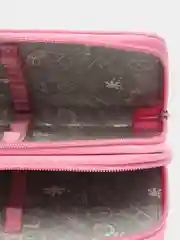 Серый пенал школьный, 2 отделения