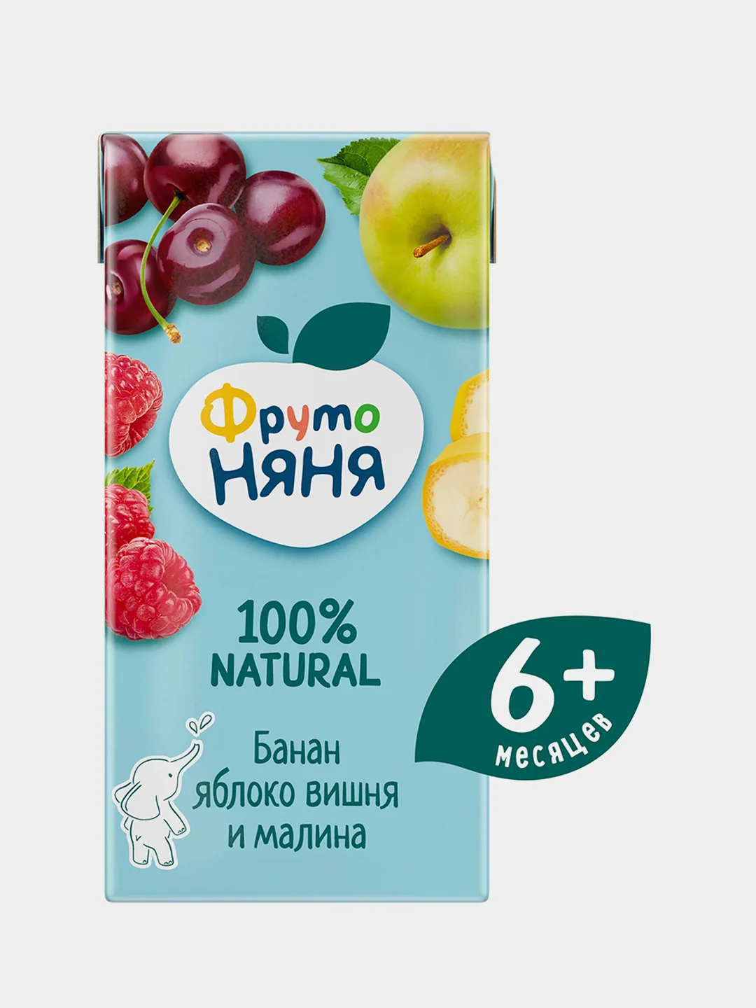 Нектар ФрутоНяня из смеси фруктов, 0,2 л, 18 штук