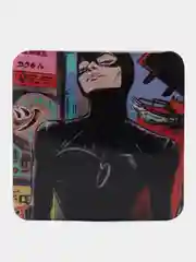 Пудровый 3d стикеры (наклейки) на телефон Marvel Мстители