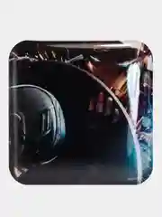 Золотой 3d стикеры (наклейки) на телефон Marvel Мстители