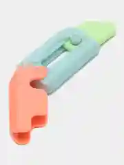 Светло-оранжевый гравитационный нож 3D, нож морковка, нож крутилка, антистресс, игрушечный нож