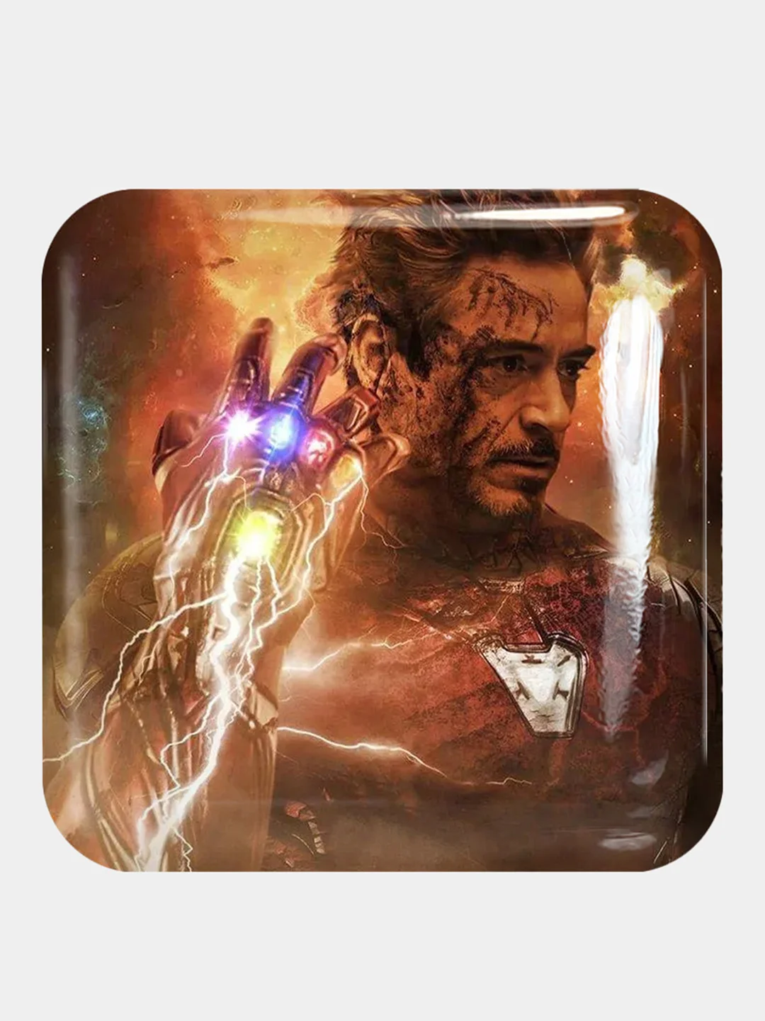 Аметистовый 3d стикеры (наклейки) на телефон Marvel Мстители