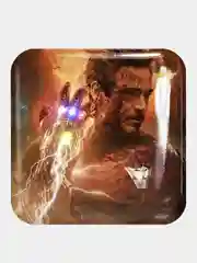 Аметистовый 3d стикеры (наклейки) на телефон Marvel Мстители