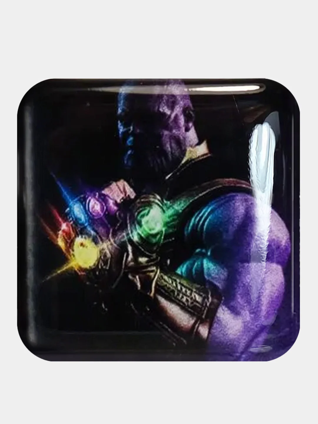Небесно-голубой 3d стикеры (наклейки) на телефон Marvel Мстители