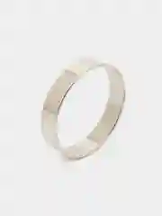 Серебряный кольцо металлическое