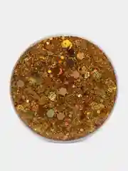 Золотой держатель для телефона Попсокет, с блестками