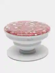 Розовый держатель для телефона Попсокет, с блестками