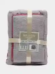 Тёмно-бордовый полотенце махровое Nefertiti Хилтон 4 штуки, Комплект махровых полотенец