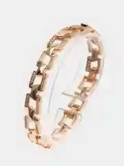 Золотой браслет позолоченный с цирконами Xuping Jewelry