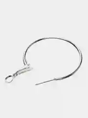 Серебряный серьги кольца-конго, набор из 6 пар
