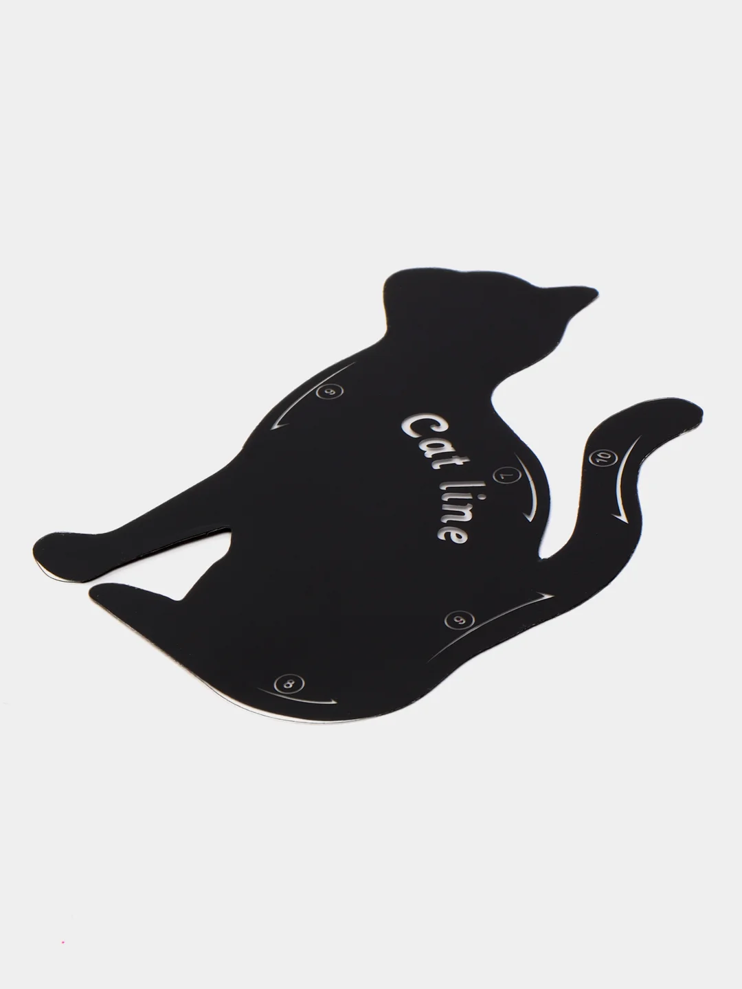 Черный трафареты для макияжа глаз Cat Line, 2 шт