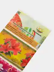 Зеленый термонаклейки наклейки на Пасху  "Хохлома, цветы, роспись", 7 штук