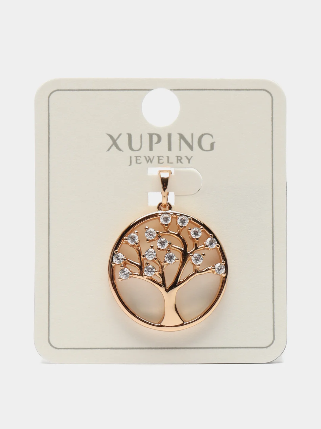 Горчичный подвеска-кулон Дерево с цирконами, Xuping Jewelry