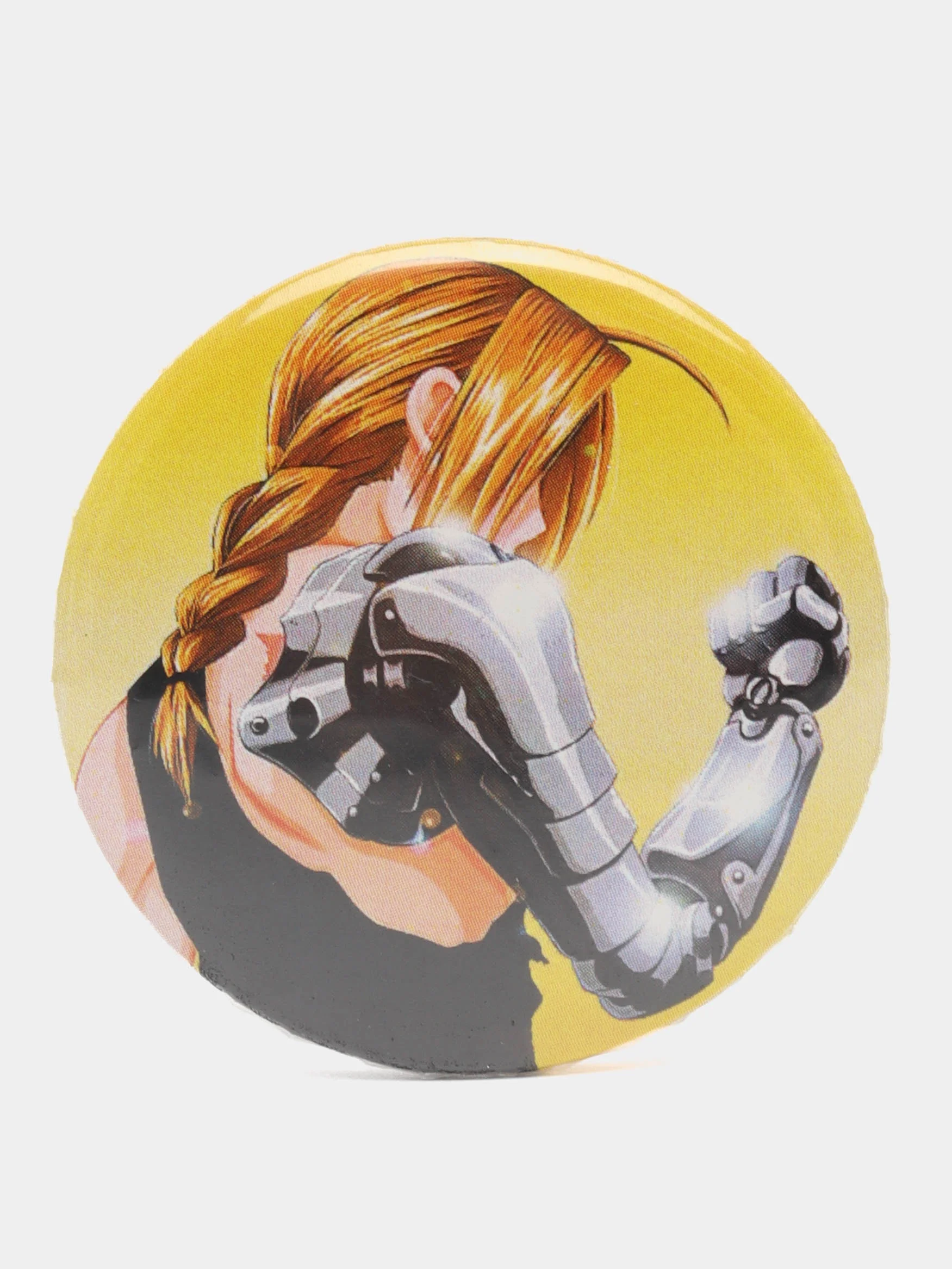 Вишнёвый значки по мотивам аниме Стальной Алхимик (Fullmetal Alchemist)
