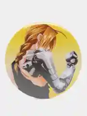 Вишнёвый значки по мотивам аниме Стальной Алхимик (Fullmetal Alchemist)