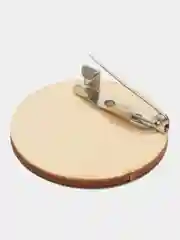 Белый значок деревянный "Загрузка" (Loading)