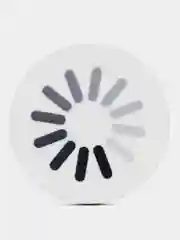 Белый значок деревянный "Загрузка" (Loading)