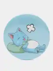 Голубой значки по мотивам аниме Хвост Феи (Fairy Tail)