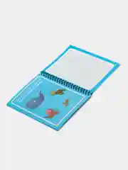 Синий многоразовая книжка-раскраска с водным маркером