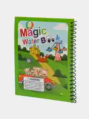 Черный многоразовая книжка-раскраска с водным маркером