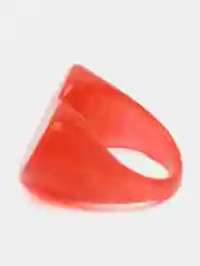 Коралловый кольцо акриловое Сердце YD (19 размер)