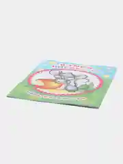Голубой раскраски для детей 3-4 лет "Звездочка", 8 стр., размер 26 x 20
