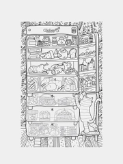 Огромная раскраска "Что скрывает холодильник", 120 х 80 см