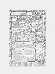 Огромная раскраска "Что скрывает холодильник", 120 х 80 см