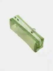 Пенал прозрачный прямоугольный в сетку