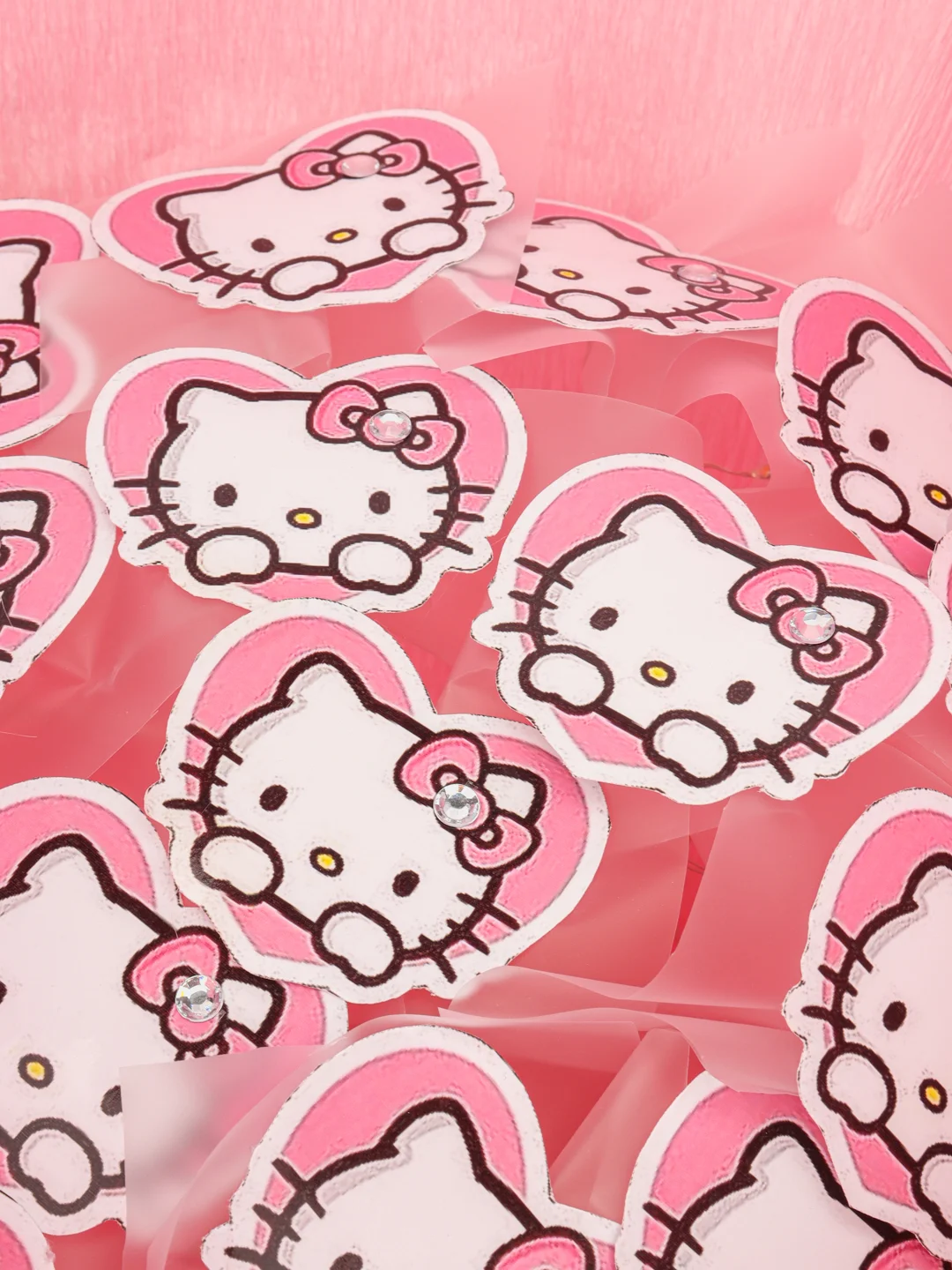 Букет из сердечек Hello Kitty