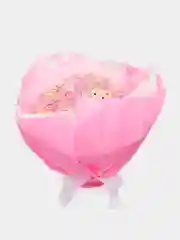 Готовый!Светящийся букет из мишек и сердечек