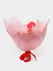 Готовый!Светящийся букет из мишек и сердечек