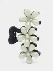 Индиго заколка-краб для волос, 5 см