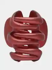 Багровый заколка