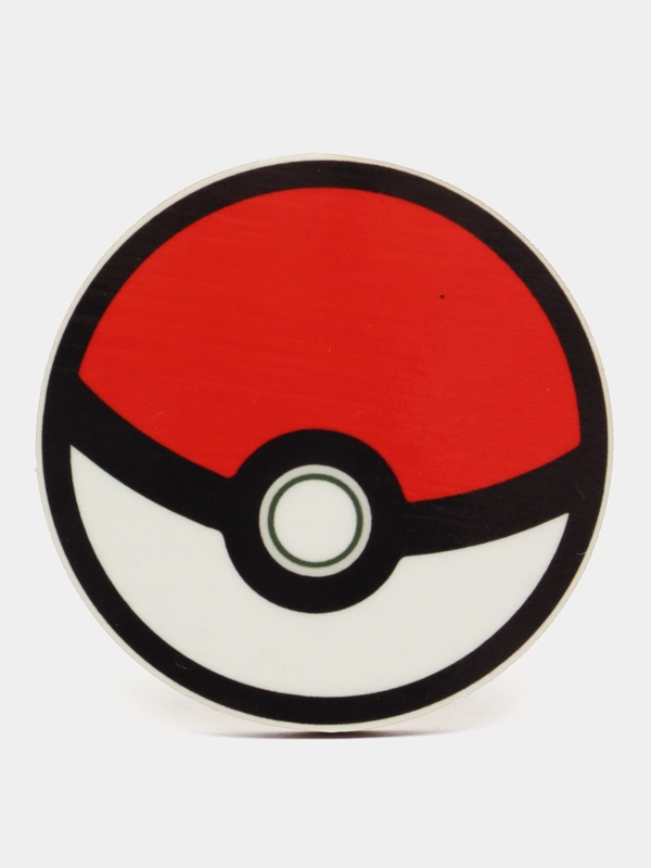 Значок деревянный, по мотивам аниме Pokemon (Покемон)