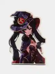 Фиолетовый значок деревянный по игре "Геншин импакт / Genshin Impact"