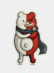Белый значок деревянный по аниме "Данганронпа / Danganronpa"