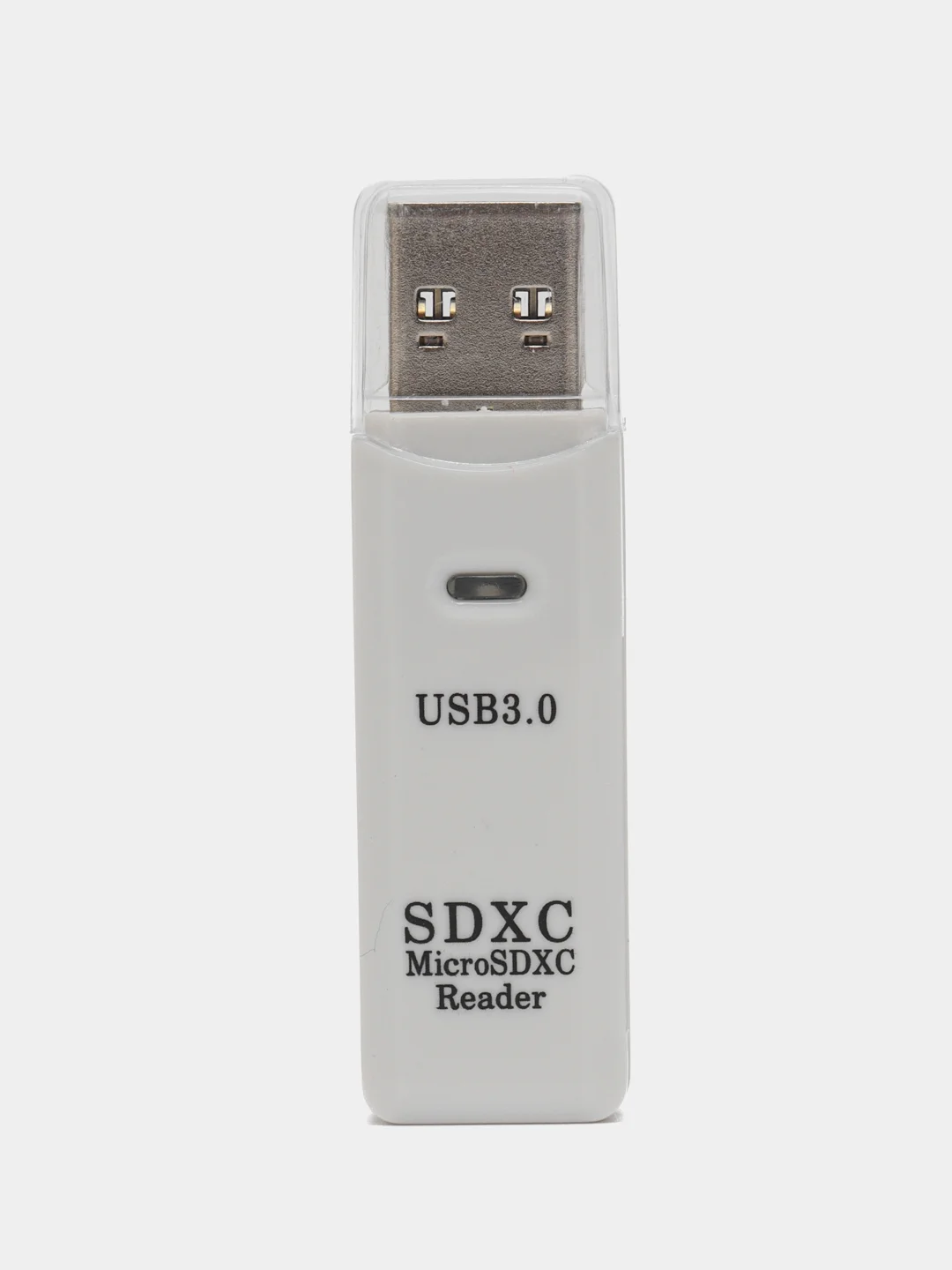 Белый адаптер переходник Картридер Usb 3.0 для SD-и TF-карт